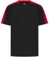 LV292 Finden + Hales Kids Team T-Shirt Black / Red colour image